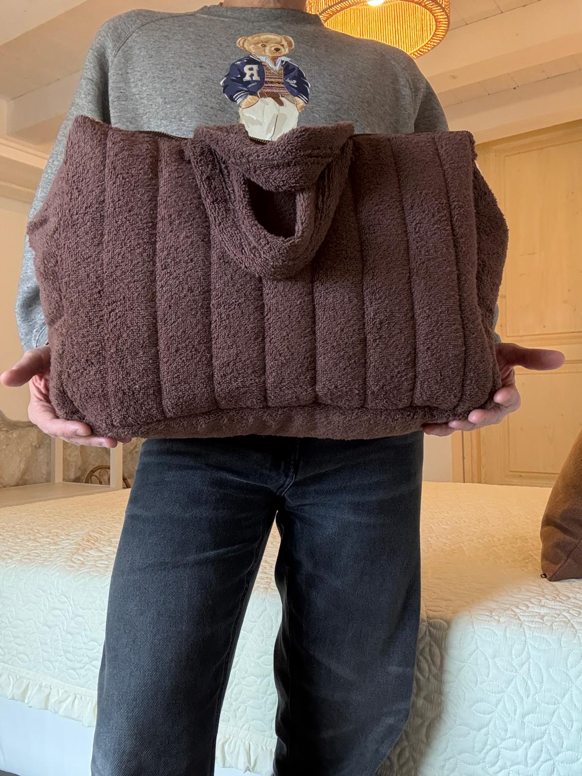 FLUFFY WEEKENDER COCOA BROWN